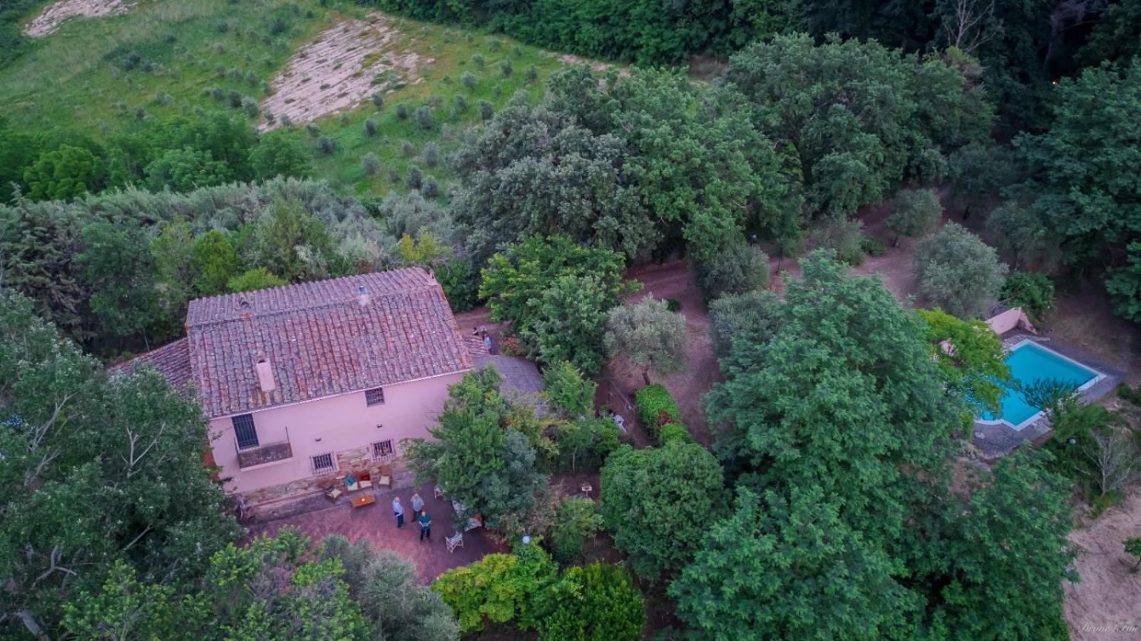 La Casa Nel Bosco Villa Lari Exteriör bild