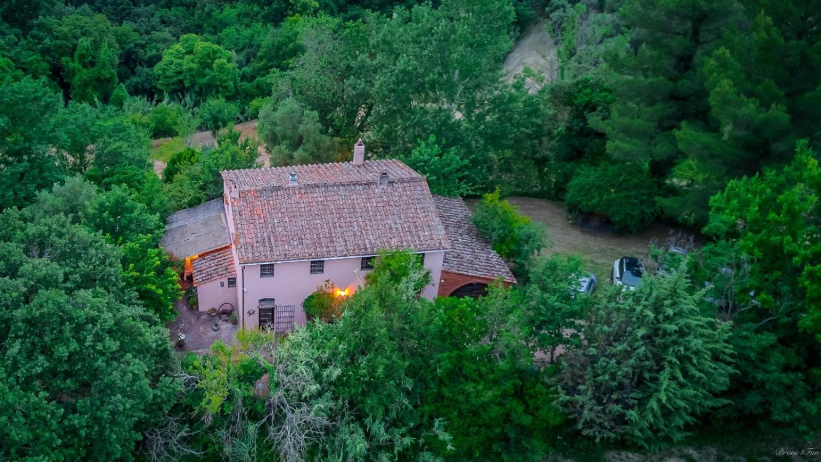 La Casa Nel Bosco Villa Lari Exteriör bild